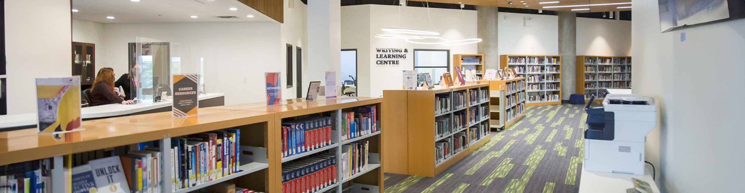 Alexander College Library at Burnaby campus